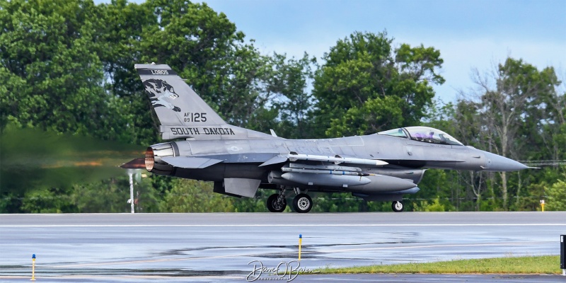 CUBE34
F-16C / 89-2125	
175th FS / Sioux Falls, SD
6/4/23
Keywords: Military Aviation, KPSM, Pease, Portsmouth Airport, F-16, 175th FS