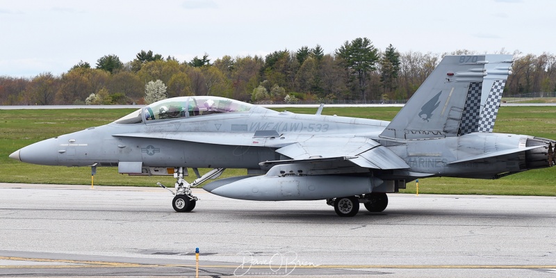 HAWK88
F/A-18D / 164870	
VMFA(AW)-533 / MCAS Beaufort
5/8/21

Keywords: F/A-18D, VMFA(AW)-533, Hornet, Marines, Military Aviation, PSM, Pease, Portsmouth Airport, Jets