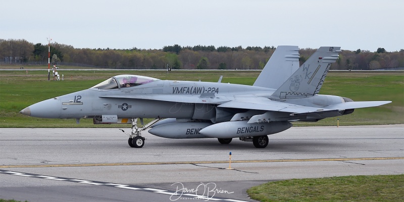 MAZDA95
F/A-18C / 165171	
VMFA(AW)-224 / MCAS Beaufort
5/8/21
Keywords: F/A-18C, VMFA(AW)-224, Hornet, Marines, Military Aviation, PSM, Pease, Portsmouth Airport, Jets