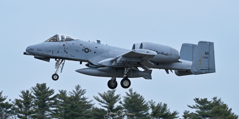 DEMON23
80-0262 / A-10C	
107th FS / Selfridge ANG, MI
3/26/26
Keywords: Military Aviation, KPSM, Pease, Portsmouth Airport, A-10C Warthog, 107th FS