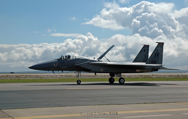 Friday F-15 East Coast Demo team arriving
