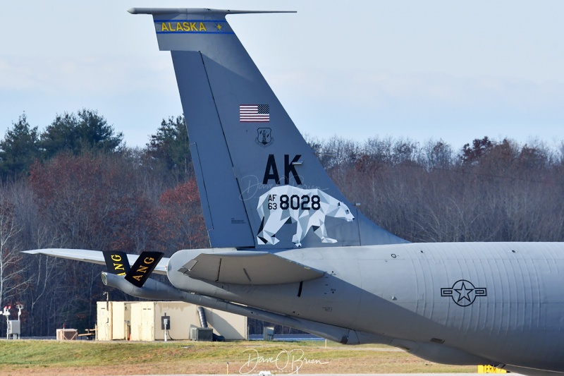 Coolest Tail art I've seen on a KC-135
KC-135R / 63-8028	
168th ARS / Eielson AFB	
11/14/2020

