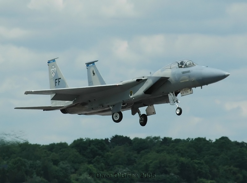 F-15 take off for practice
