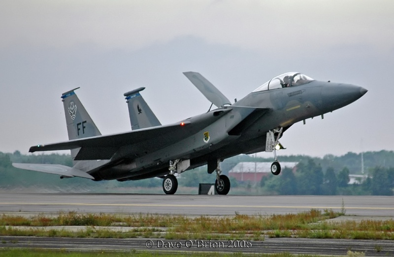 F-15 demo landing saturday
