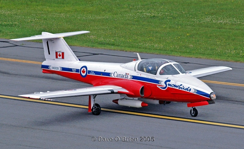 Snowbirds taxi for Saturday show
