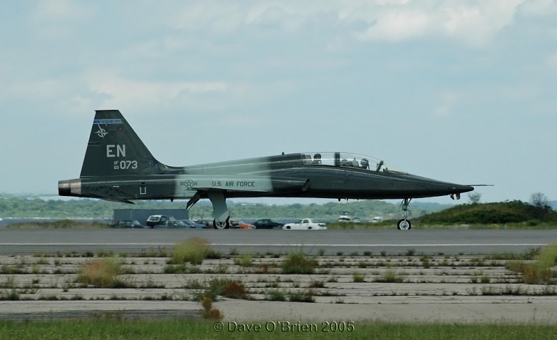 T-38 coming in for Static Display
