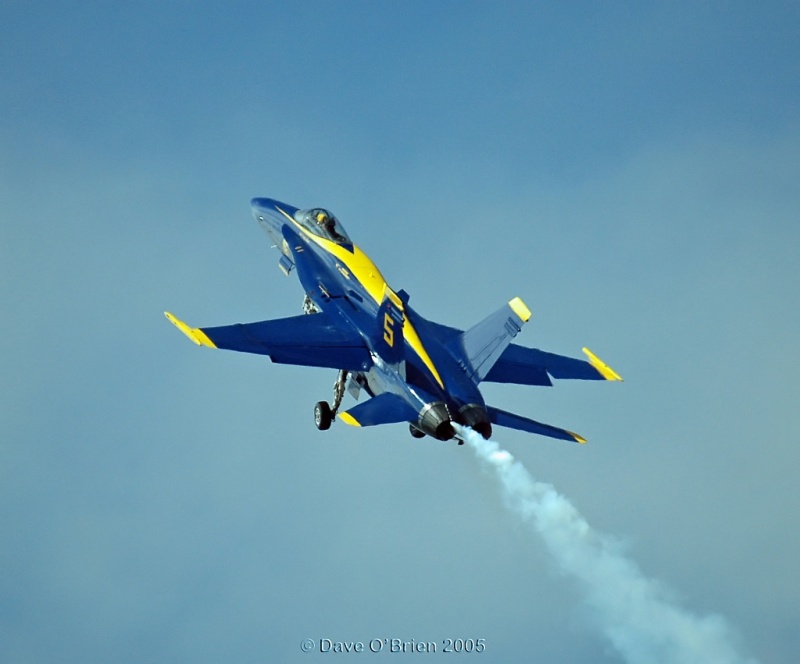 Blue Angel solo 5 on take off
