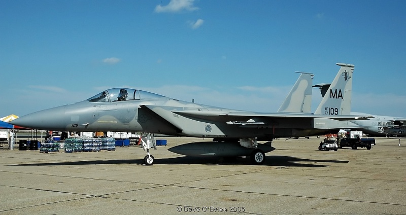 Otis F-15 parked for the weekend
