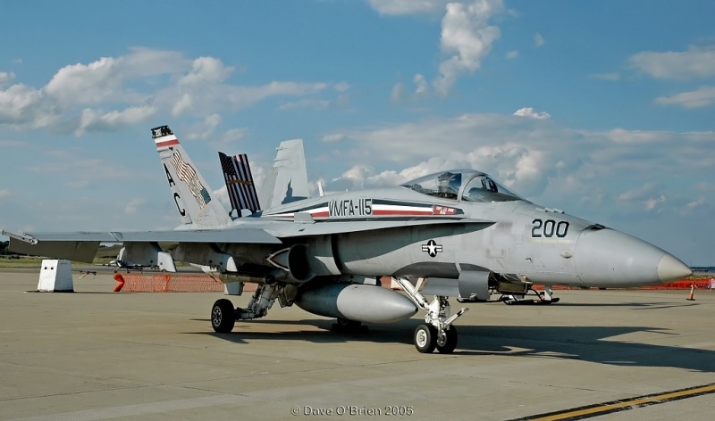 F-18 CAG ship parked
