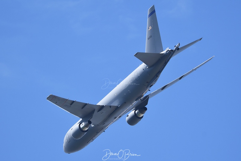 PACK81 in the overhead
KC-46A of the NH ANG does a pattern break for RW34
18-46050
7/28/2020
