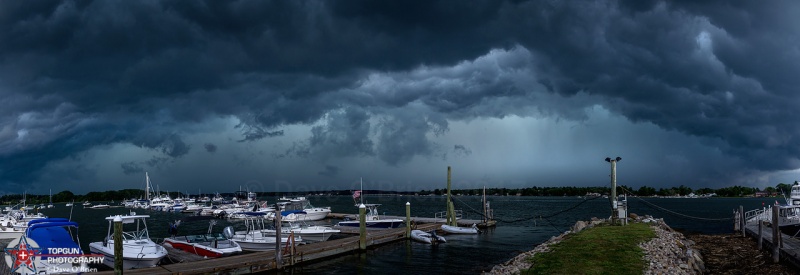 approaching storm shot from Great Bay Marina in Newington 7/8/17
