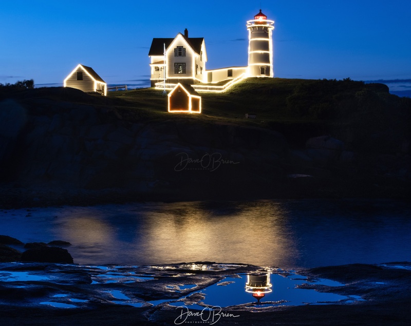 Blue  hour at Nubble
8/1/19
