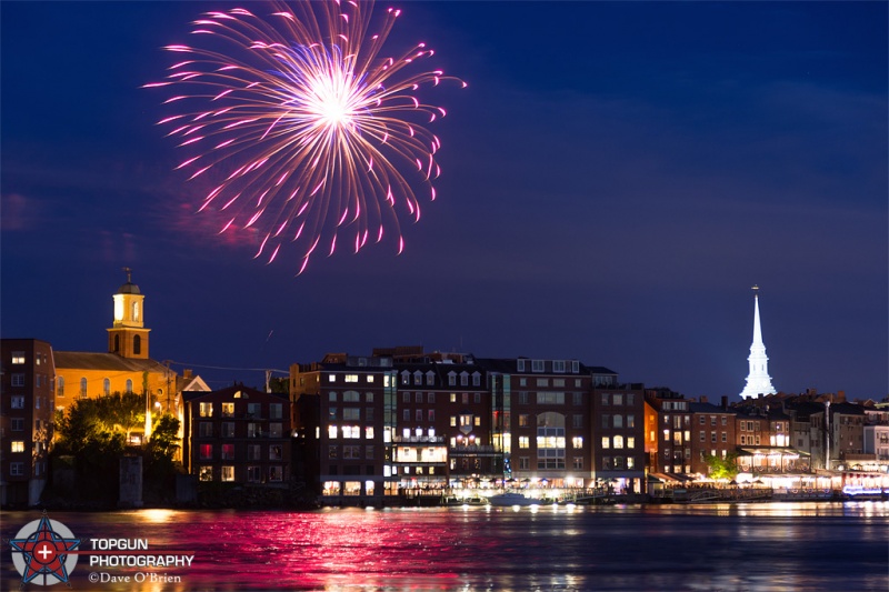 Portsmouth NH Fireworks, 7-3-16
