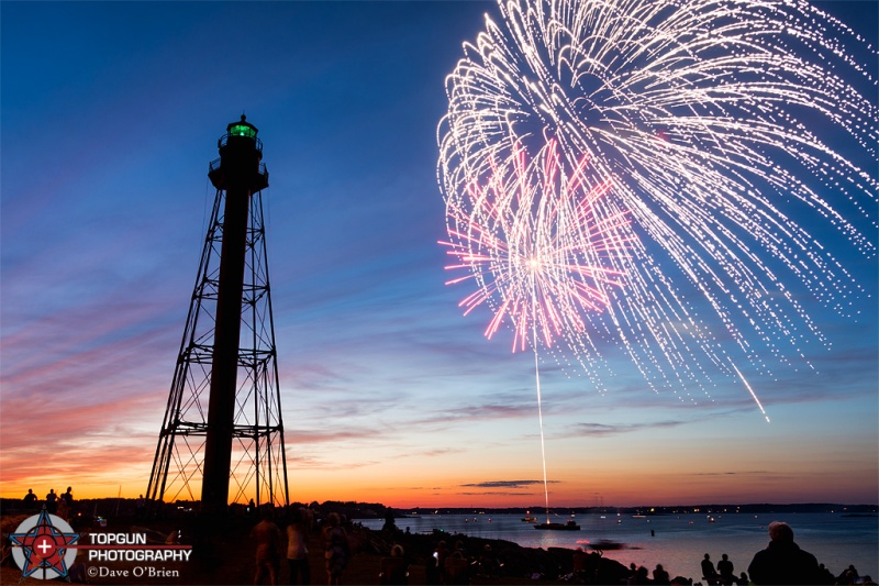 Marblehead MA Fireworks 7-4-16
