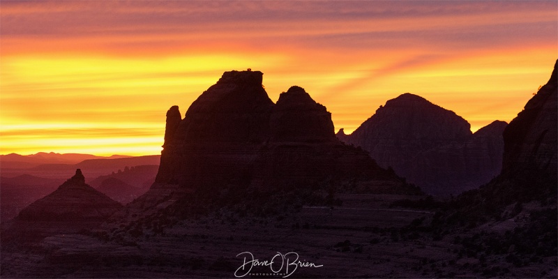 Sunset over Schnebly Hill trail 3/13/18
