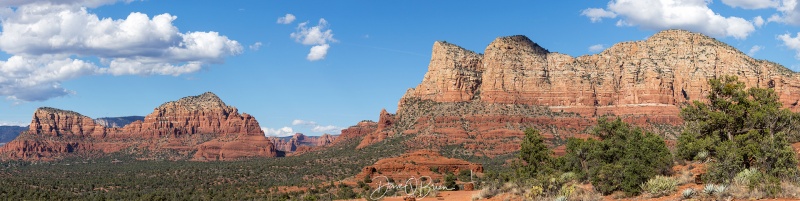 Sedona Ridgeline from Courthouse Butte 3/14/18
