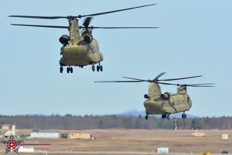 CH-47's inbound 
CH-47F	09-08064	PA ARNG
CH-47F	07-08743	PA ARNG
3/13/16
