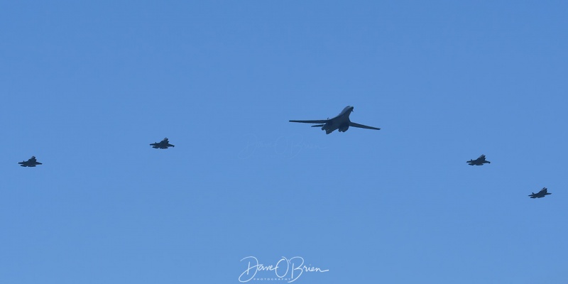 TERROR 31 B-1 Bomber with  FUTURE 41, 4 F-35's
4th of July Boston Fly Over
7/4/2020
