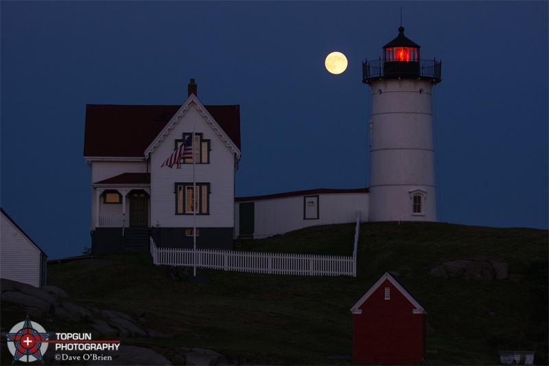 Nubble Lighthouse, York ME
Full Moon 
