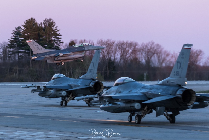 TREND 61 holds short while a TREND 71 spare returns
457th FS, F-16C
4/29/19
