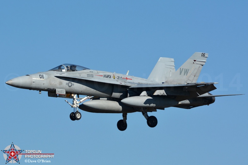 TREND66
F/A-18A+ / 162442
VMFA-314 / MCAS Miramar
10/4/14
