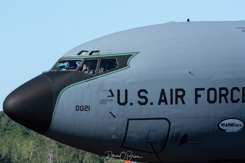MAINE 85 FLIGHT lead 
KC-135R / 58-0021
132nd ARS / Bangor ME
8/28/2020
