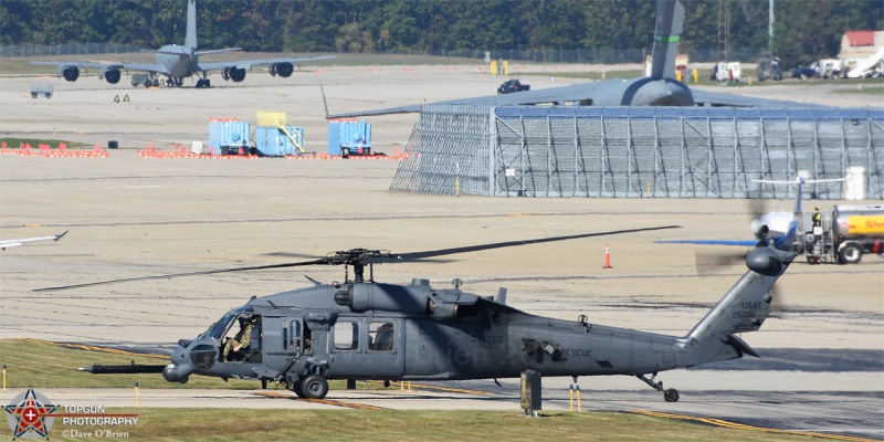 MH-60 Pavehawk
working with the A-10's and simulating rescuing downed airmen
