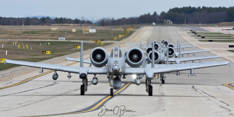 442nd FW taxing to RW 34 - 4/27/18
