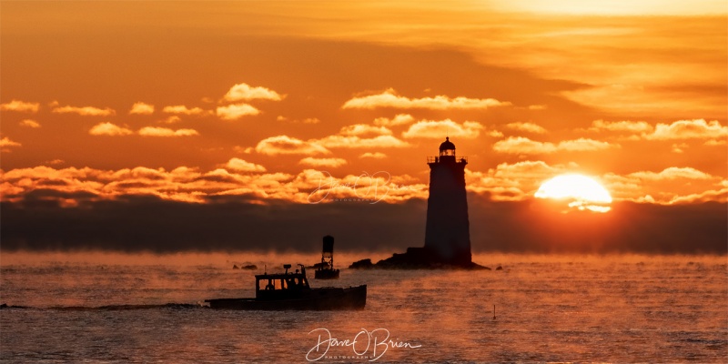 Whaleback Light sunrise with sea smoke
12/21/19
