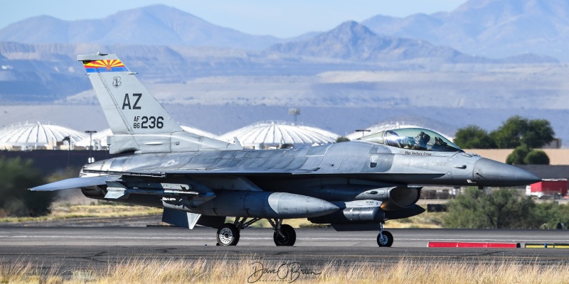 REBEL12
F-16C / 83-0236	
195th FS Tucson, AZ
11/5/21
Keywords: Military Aviation, KTUS, Tucson Airport, F-16 Viper, 195th FS, Tucson ANG