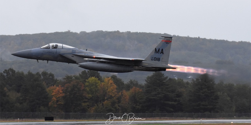 104th FW at KBAF
FINI Flight - 83-0018
10/13/18
