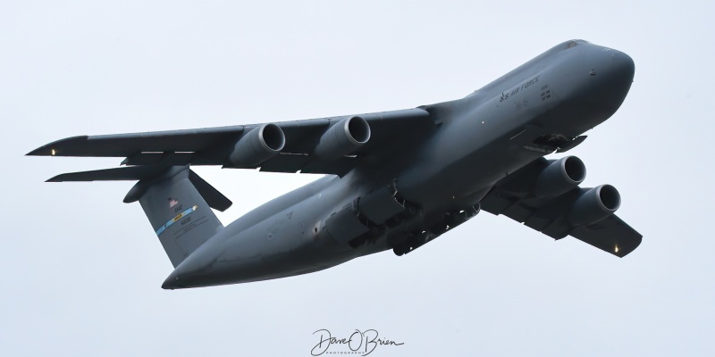 REACH134 departing after being refueled.
C-5M / 84-0061	
9th AS / Dover AFB
4/3/22
Keywords: Military Aviation, KPSM, Pease, Portsmouth Airport, C-5M, 9th AS