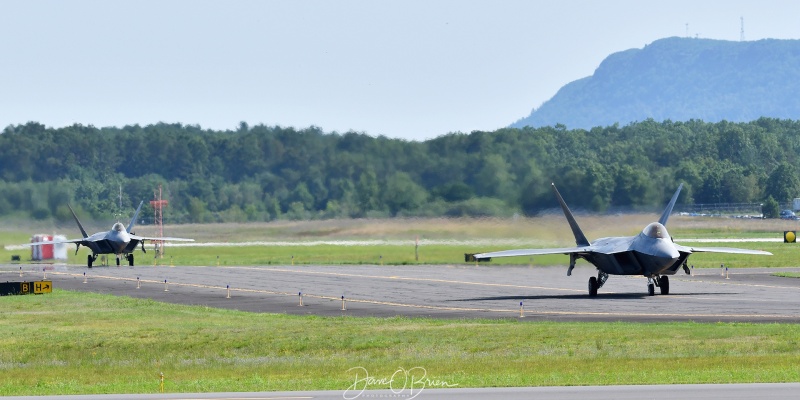 GHOST01 taxing to EOR
94th FS / Langley AFB
KBAF - 7/15/21

Keywords: Military Aviation, KBAF, Barnes, Westfield Airport, Jets, F-22A&#039;s, 94th FS