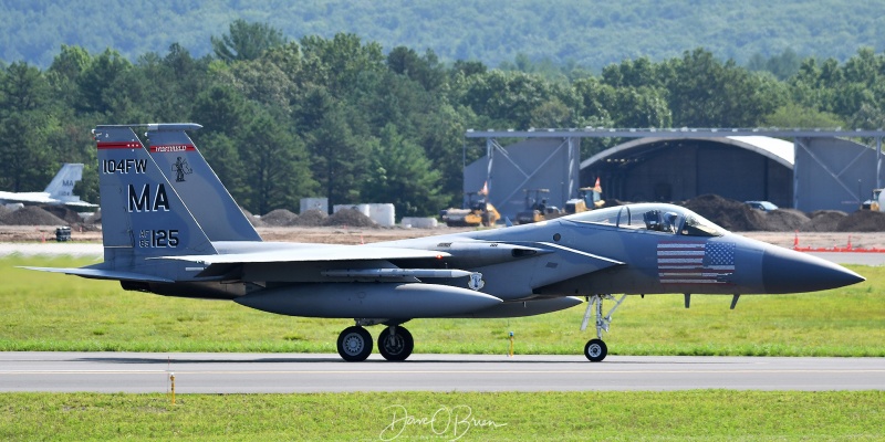 WICKED01 
F-15C-40-MC / 85-0125	
131st FS / 104th JET	Barnes, ANG
KBAF - 7/15/21

Keywords: Military Aviation, KBAF, Barnes, Westfield Airport, Jets, F-15C&#039;s, 131th FS