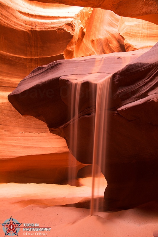 waterfall in Upper Antelope Canyon
Page AZ
4-27-15
