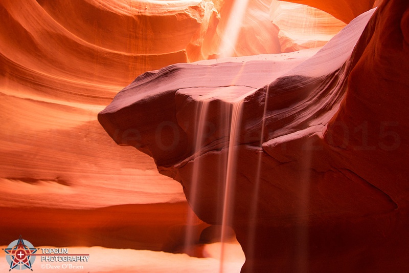 waterfall in Upper Antelope Canyon
Page AZ
4-27-15
