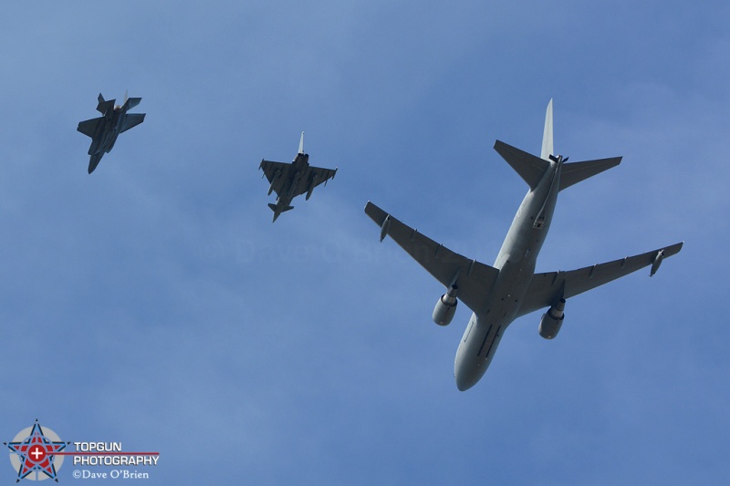 Italian KC-767, Typhoon and a F-35 over Pease 9-21-16
IAM-1422 Flight
F-35A / MM7335
EF-2000A / MM7335
KC-767A /	MM62229
9/21/16

