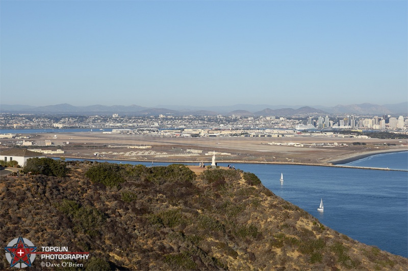 Cabrillo National Park with NAS North Island in the back ground
