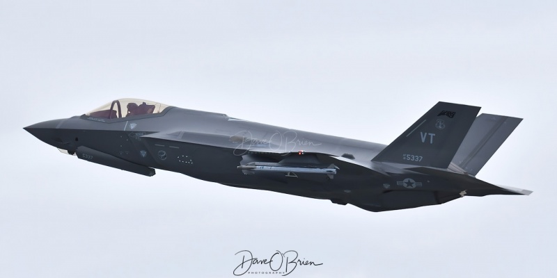 F-35A Departure 18-5337
158th FW VT ANG
Burlington VT
5/5/2020
