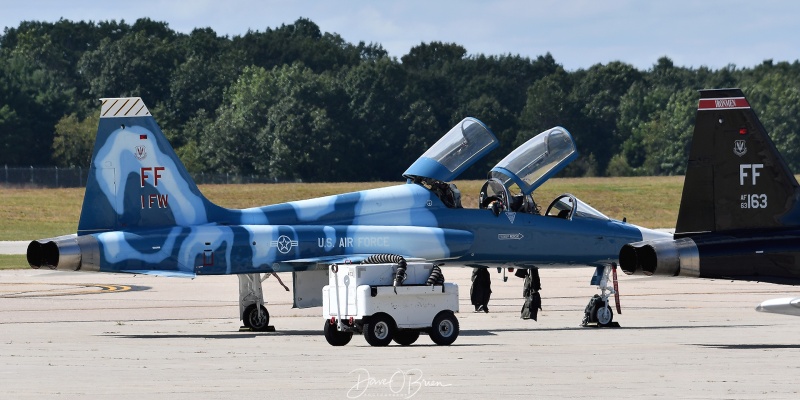 PANAMA1 flight of Talons
T-38A / 64-13176	
71st FS / Langley, VA
9/21/21
Keywords: Military Aviation, PSM, Pease, Portsmouth Airport, T-38 Talon, 71st FS