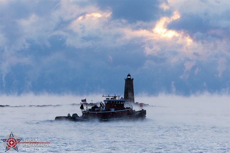 some negative temps sure bring out the sea smoke! 12-16-16
