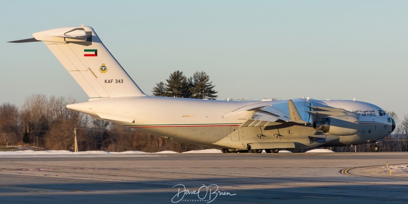 C-17 from Qatar departing RW34 1/31/18
