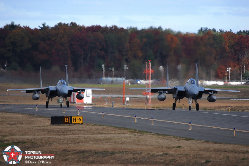 KILLER11 FLIGHT
KILLER01	
F-15C / 85-0122	
KILLER02	
F-15C / 85-0108	
104th FW / Barnes ANGB
11/2/2010
Keywords: Military Aviation, KBAF, Barnes ANGB, Westfield Airport, F-15C, 104th FW