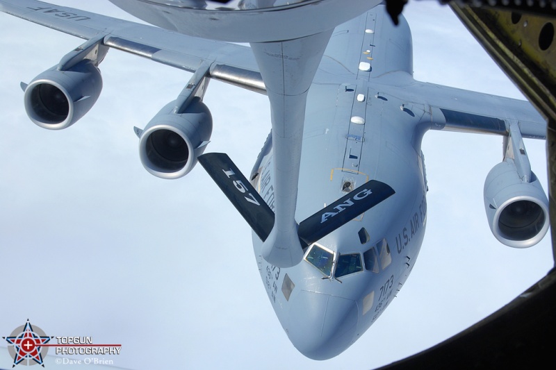POLO 98 being refueled over the Atlantic from a NH KC-135R
C-17A / 07-7173	
3rd AS / Dover AFB
9/20/12
