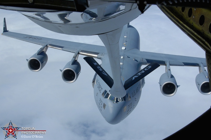 POLO 98 being refueled over the Atlantic from a NH KC-135R
C-17A / 07-7173	
3rd AS / Dover AFB
9/20/12
