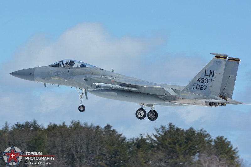 Lakenheath F-15 Eagles of the 393FS 4/2/17
