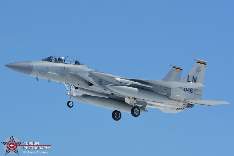 Lakenheath F-15 Eagles of the 393FS 4/2/17
