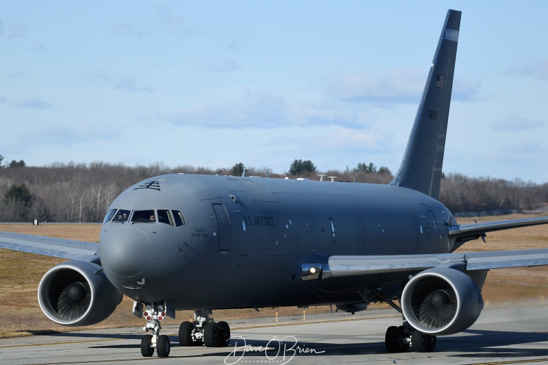 PACK82
KC-46A / 16-46019	
157th ARW / Pease ANGB
12/7/21
Keywords: Military Aviation, PSM, Pease, Portsmouth Airport, KC-46A Pegasus,