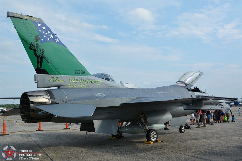 F-16 of the 158th FW Wing jet
