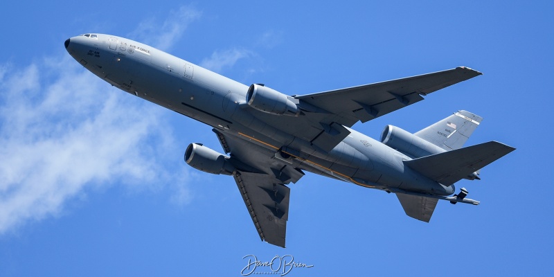 GOLD12
KC-10A / 86-0030	
60th AW / Travis AFB
8/6/23
Keywords: Military Aviation, KPSM, Pease, Portsmouth Airport, KC-10A, 60th AW